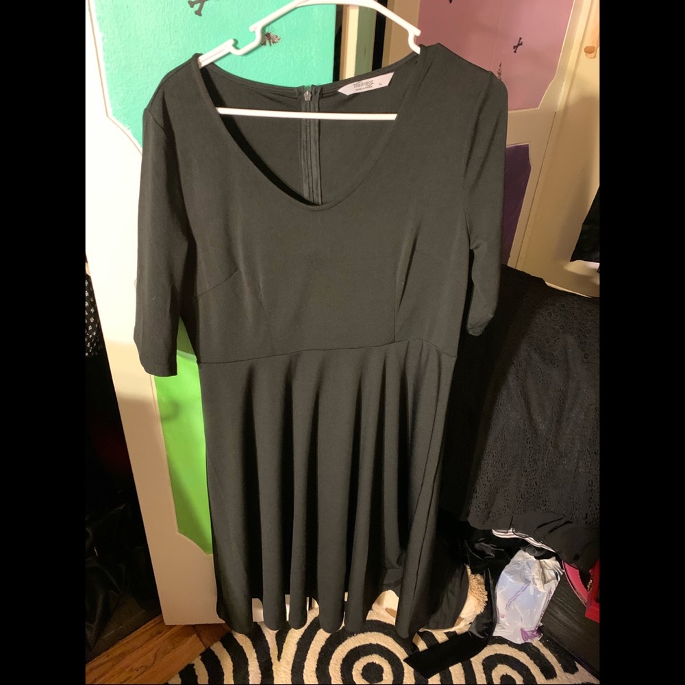 black dress